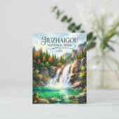 Jiuzhaigou National Park China ポストカード (スタンド正面)