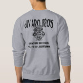 Jivaroの兄弟ホットロッド スウェットシャツ (裏面)