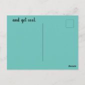 JIVE BLUES JAZZミュージシャンバイスリップウィンドウ ポストカード (裏面)