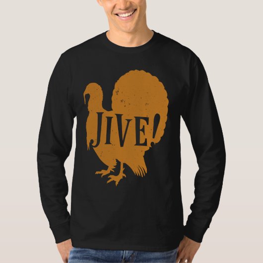 Jive Thanksgiving Turkey Day Family 70's Tシャツ (正面)