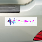Jivers! バンパーステッカー (車上)