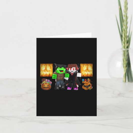 JjとMikey!_ハッピーハローウィン カード (正面)