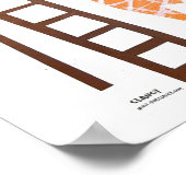 JJの言葉 – 詩図解入りの、写真付きの ポスター (角)