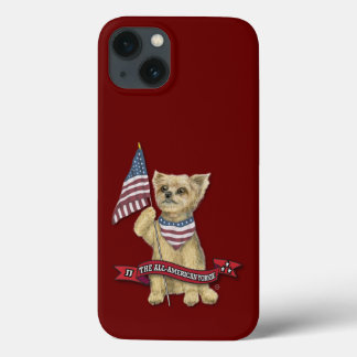 JJオールアメリカンヨークシャーテリア iPhone 13ケース