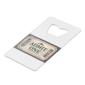 JJ81はOne.tifを是認します クレジットカード栓抜き (正面アングル)