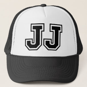 「JJ」のモノグラム キャップ