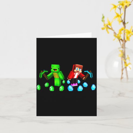 Jj And Mikey Happy Birthday  カード (黄色い花)