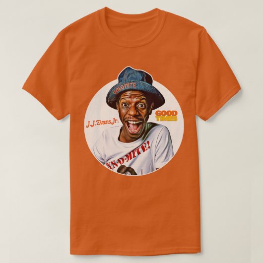 JJ Evans Jr Good Times 70s Sitcom Tシャツ (デザイン正面)