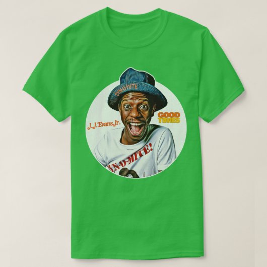 JJ Evans Jr Good Times 70s Sitcom Tシャツ (デザイン正面)