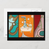 JJChopperのクリーン ポストカード (正面/裏面)