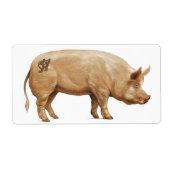 JJHDピグラベル ラベル (正面)