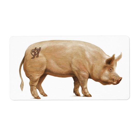 JJHDピグラベル ラベル (正面)