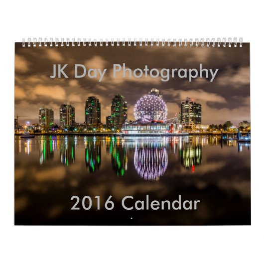 JK日の写真撮影の2016年の自然のカレンダー カレンダー (カバー)