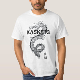 JK16服装- Kasketsの運のドラゴン Tシャツ