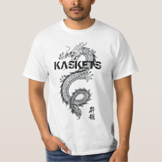 JK16服装- Kasketsの運のドラゴン Tシャツ