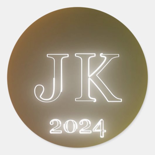 JK 2024ラウンドステッカー ラウンドシール (正面)
