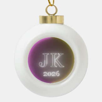 JK 2026 セラミックボール クリスマスオーナメント セラミックボールオーナメント