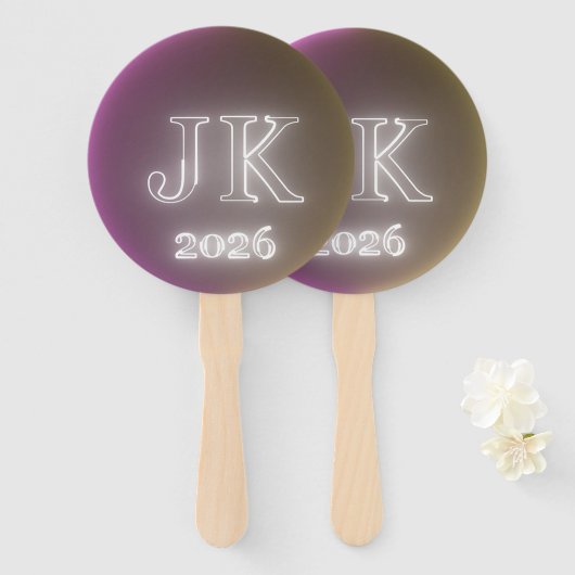 JK 2026 Hand Fan ハンドファン (正面&裏面)