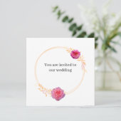 JKG Miel Dore Wedding Invitation (スタンド正面)