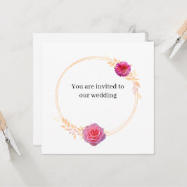 JKG Miel Dore Wedding Invitation