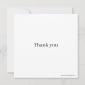 JKG Miel Dore Wedding Invitation (裏面)