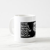JKKのマグは人WHOあまり知っていました コーヒーマグカップ (正面左)