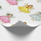 JLビールを踊るクリスマスの天使 ラッピングペーパー (角)