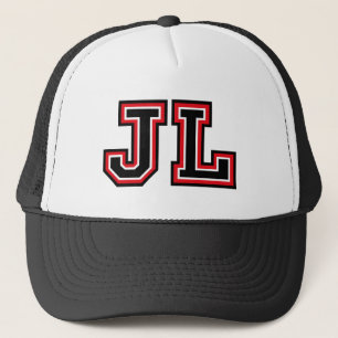 'JL'モノグラム キャップ