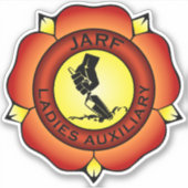 JLAロゴビニールステッカーFY 4'' シール (正面)