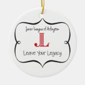 JLA "許可あなたの遺産"のオーナメント セラミックオーナメント (正面)