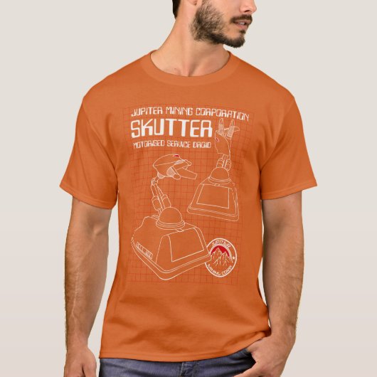 JMC スカッター 動力付き サービス ドロイド ギフト ガール Tシャツ (正面)