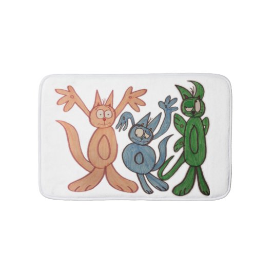 JMCdesignは小さいバス・マットの後をつけます バスマット (正面)