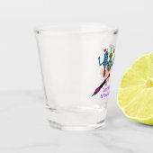 JMCdesign COVIDの「ショット」ガラスの愛の傷 ショットグラス (左)