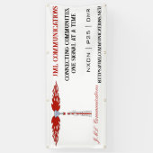 JML通信事業 横断幕 (縦)