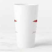JML コミュニケーションタワーロゴ カフェラテマグ (正面)
