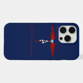 JML コミュニケーションタワーロゴ iPhoneケース (裏面横)