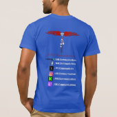 JML コミュニケーションタワーロゴ Tシャツ (裏面)