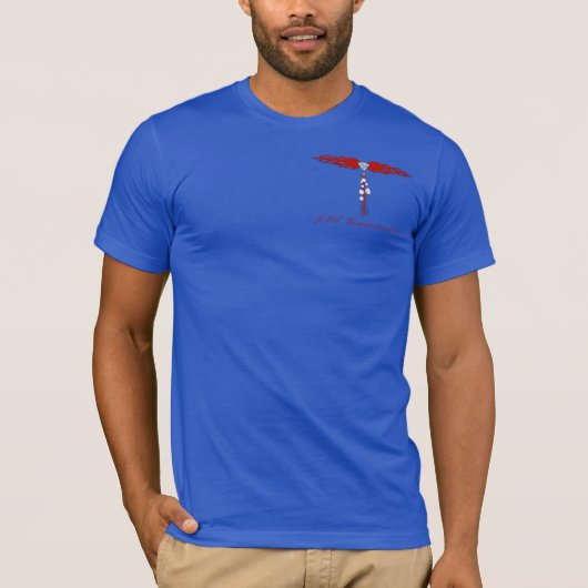 JML コミュニケーションタワーロゴ Tシャツ (正面)