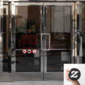 JML Communications No Photography or..Window Cling ウィンドウサイン (オフィスドア)