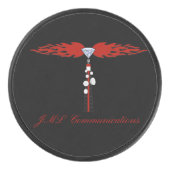 JML Communications Towerロゴ アイスホッケーパック (正面)