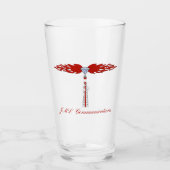 JML Communications Towerロゴ タンブラーグラス (正面)