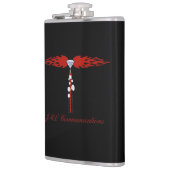 JML Communications Towerロゴ フラスク (左)