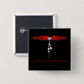 JML Communications Towerロゴ 缶バッジ (正面&裏面)