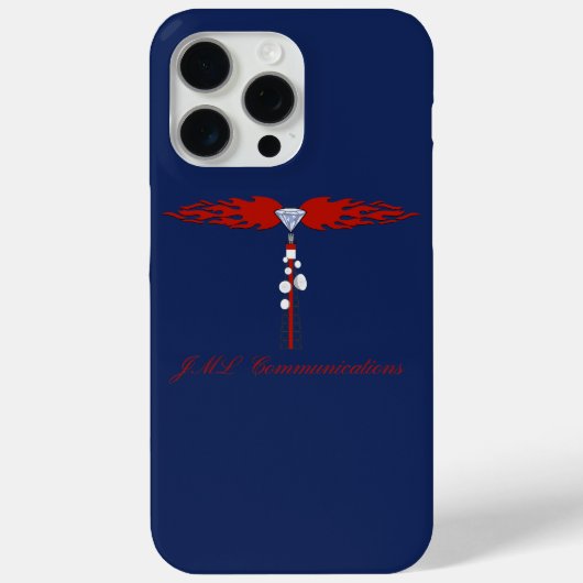 JML Communications Tower Logo Case-Mate iPhoneケース (裏面)
