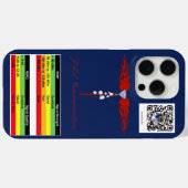 JML Communications Tower Logo & RSRP Signal Streng Case-Mate iPhoneケース (裏面 (横))