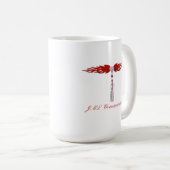 JML Communications Tower Logo & Transit コーヒーマグカップ (正面右)