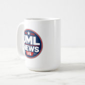 JML News US ロゴ コーヒーマグカップ (正面左)