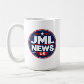 JML News US ロゴ コーヒーマグカップ (左)