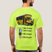 JML Student Logo Worker Tシャツ (裏面)