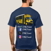 JML Transit Logo Worker Tシャツ (裏面)